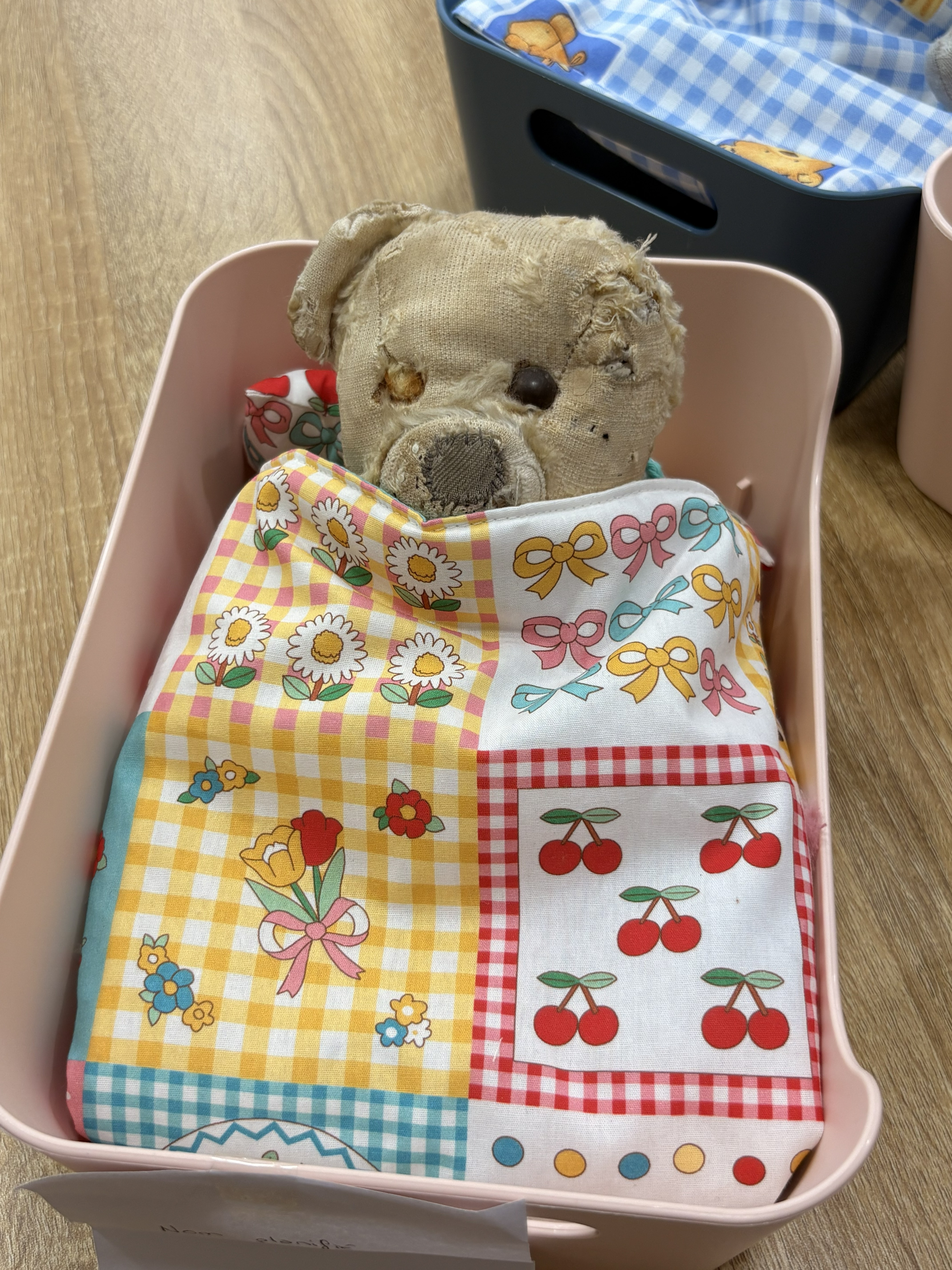 Doudou réparé à La Clinique des Doudous